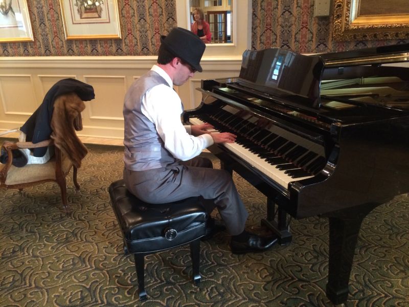 Daniel Playing the Piano at a Friend's Wedding