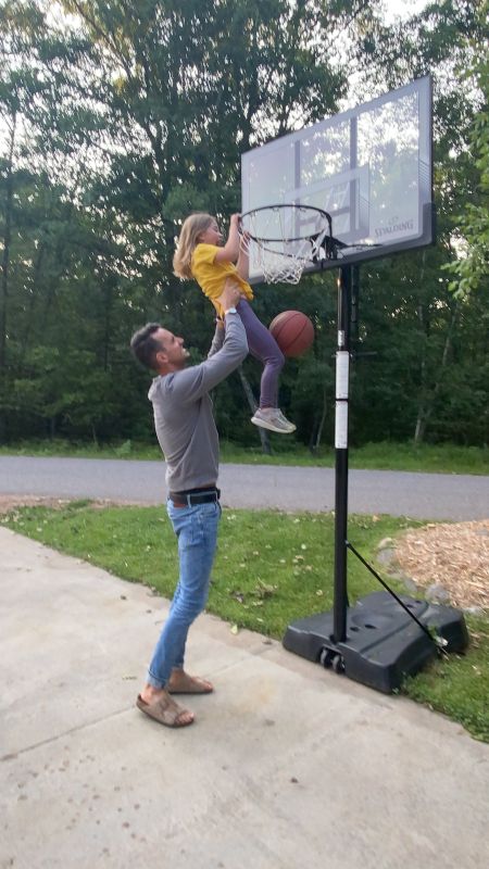 Playing Basketball With Our Niece