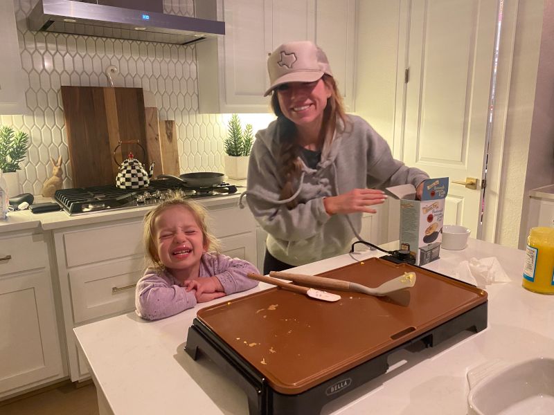 Baking With Our Niece