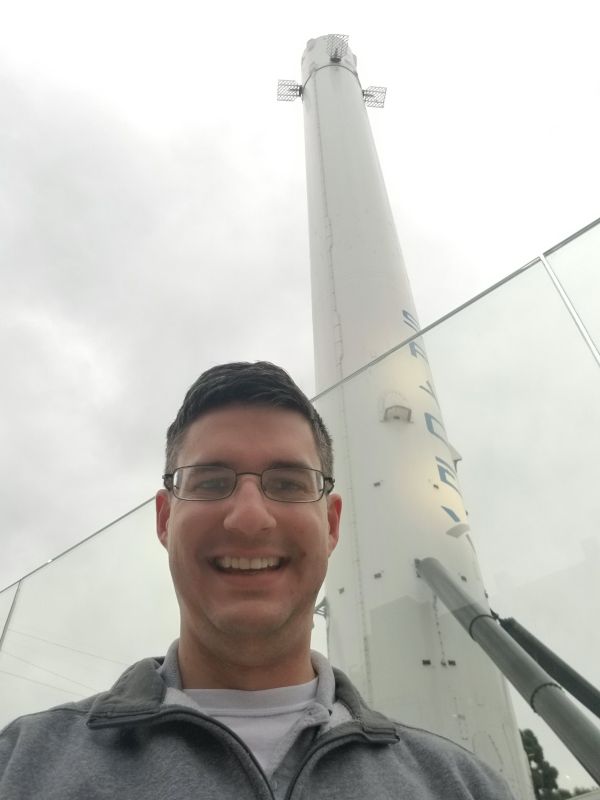Rocket at SpaceX HQ