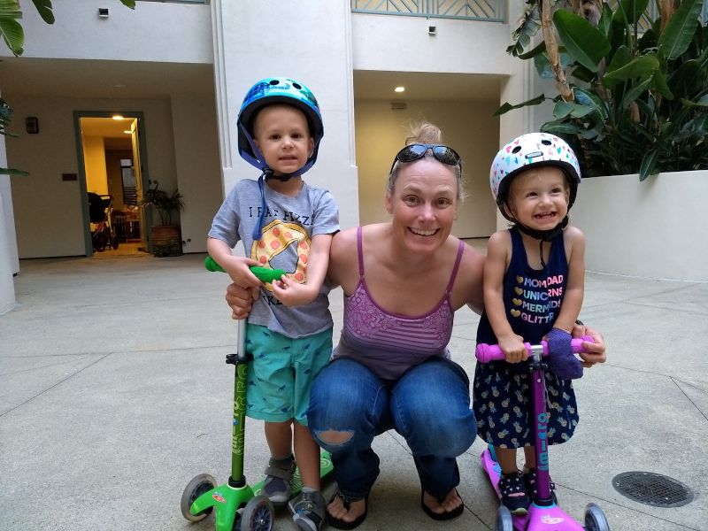 Happy Faces With Our Nephew and Niece