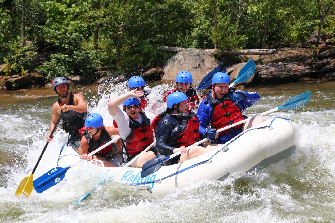Whitewater Rafting With Our Godchildren