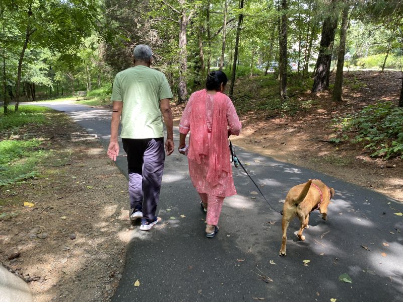 Walking With Karan's Parents