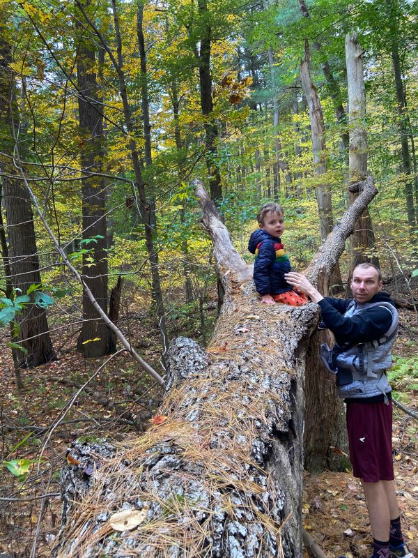 Fall Hike - Oren & Dad