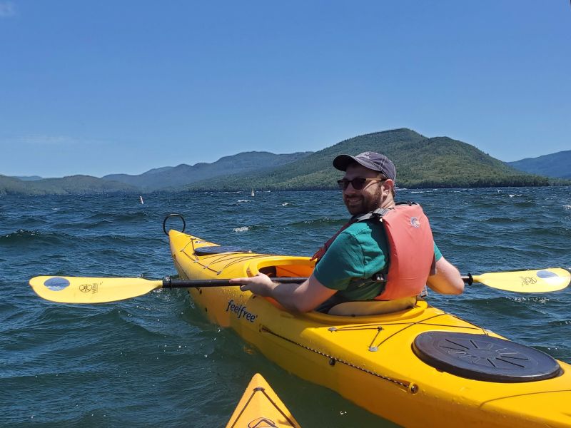 Kayaking at Lake George