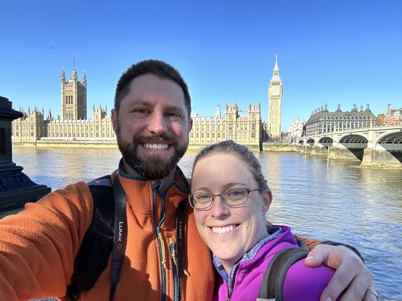 Exploring London Together on Vacation