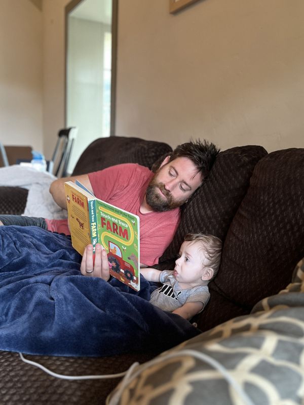 Reading with Daddy