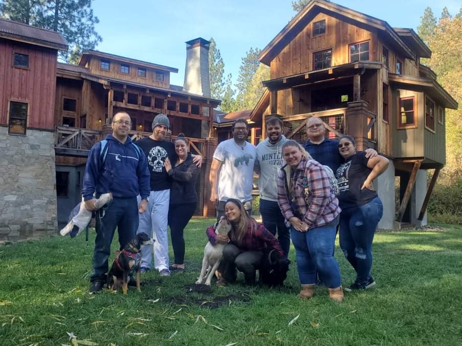A Cabin Getaway with Our Friends and Some Pups