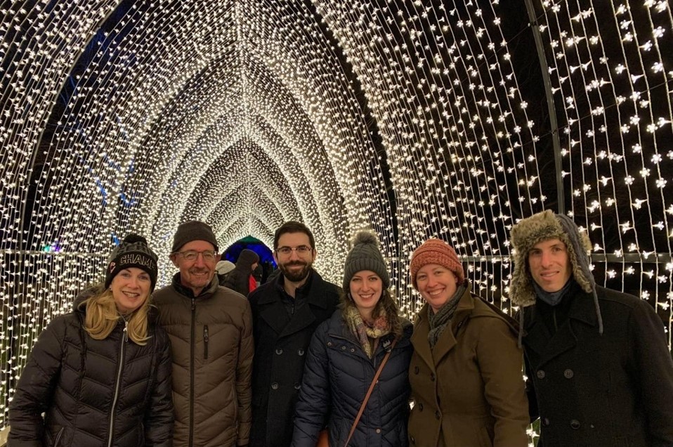 Seeing the Winter Lights with Liz's Family