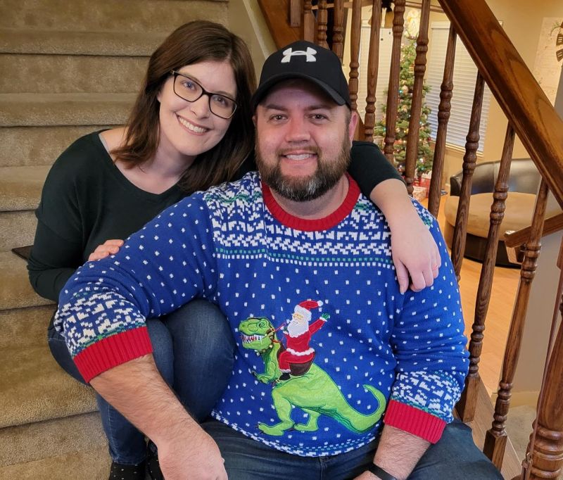 Great Sweaters at a Christmas Party