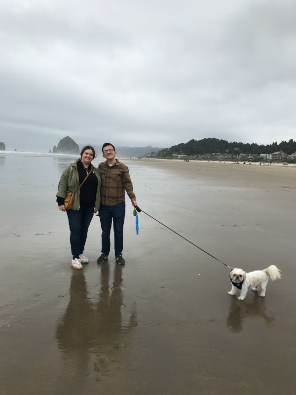 Taking Our Dog, Dough Out to the Beach in Oregon
