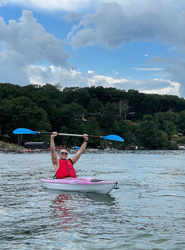 Colin Kayaking