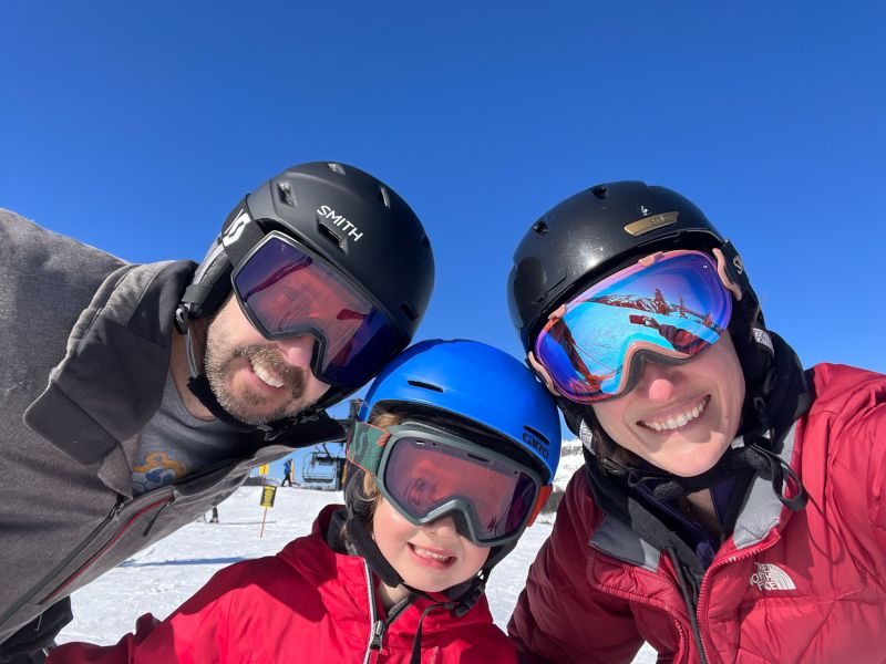 In Tahoe for a Family Ski Day