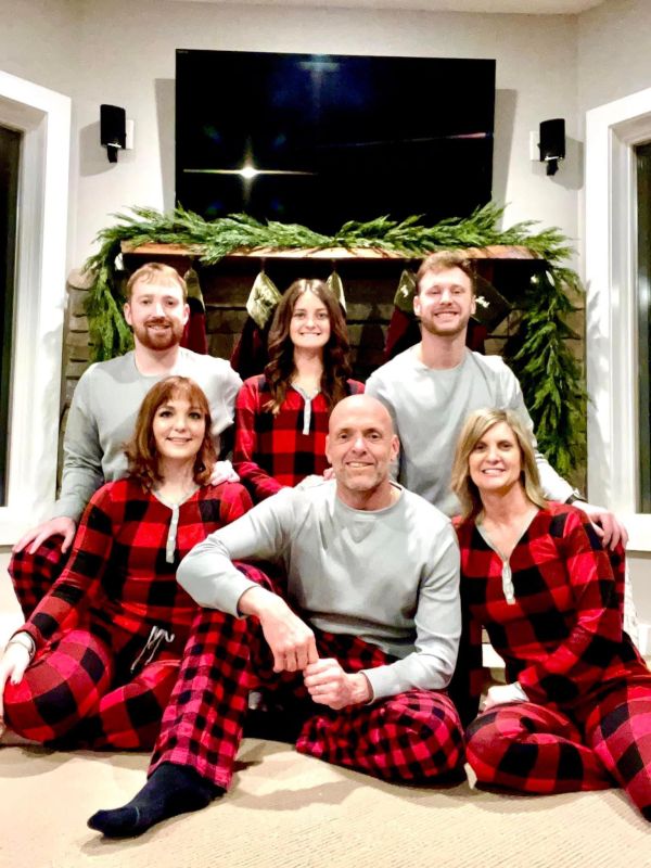 Pajamas at Christmas With Ty's Family