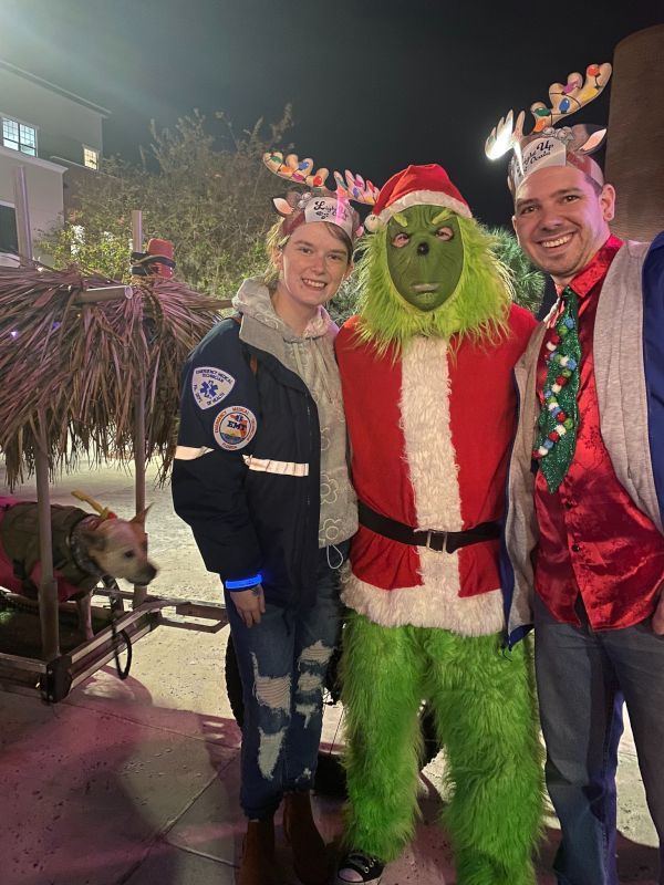 Meeting the Grinch!