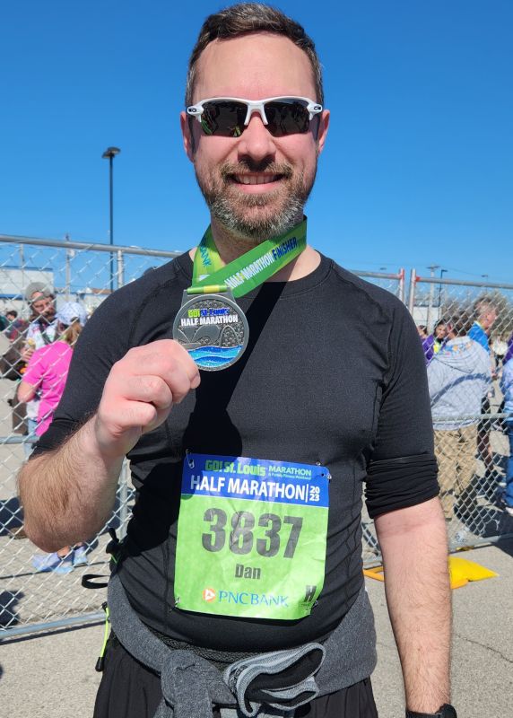 Dan Completed a Half Marathon!