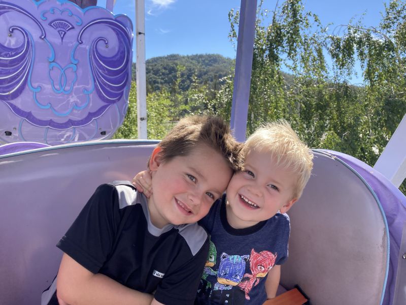 Brothers on a Ferris Wheel