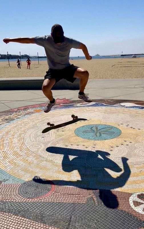 Skating in Santa Barbara