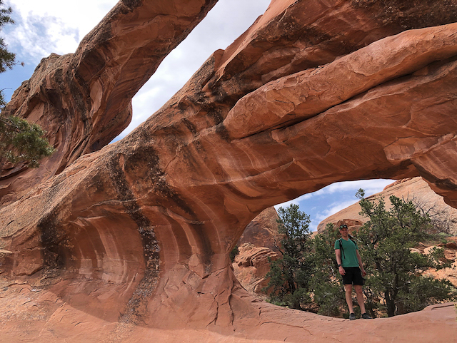 Hiking in Arches National Park