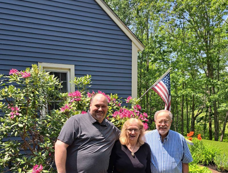 Visiting Grandma and Grandpa in Maine