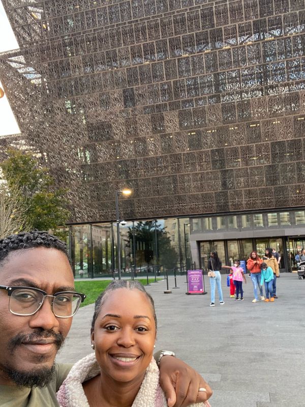 At the National Museum of African American History and Culture