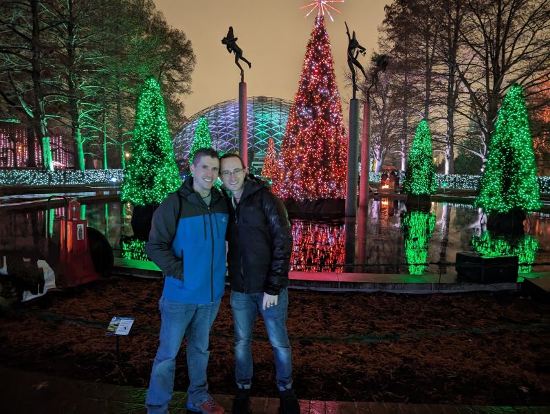 Christmas Lights at the Botanical Gardens