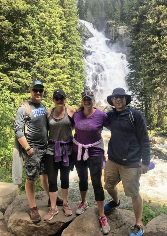 Hiking With Friends in Grand Teton