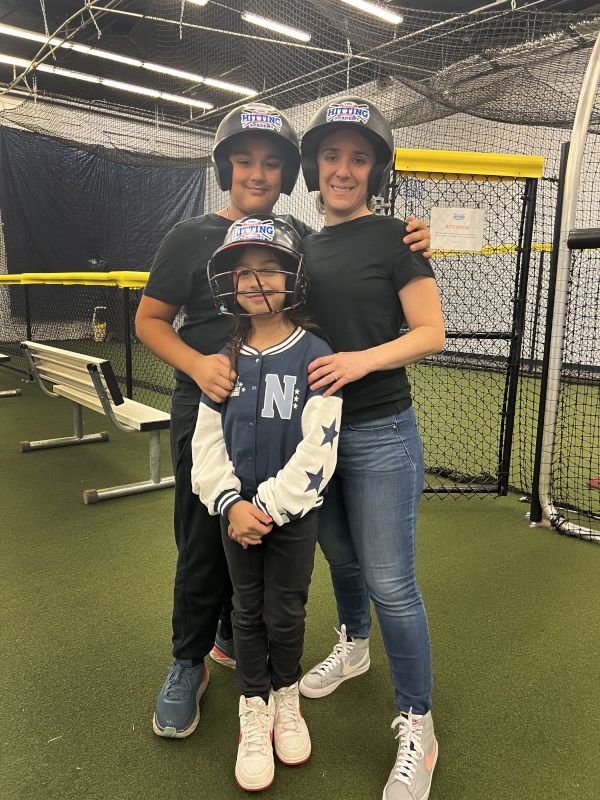 Batting Practice With Our Niece & Nephew