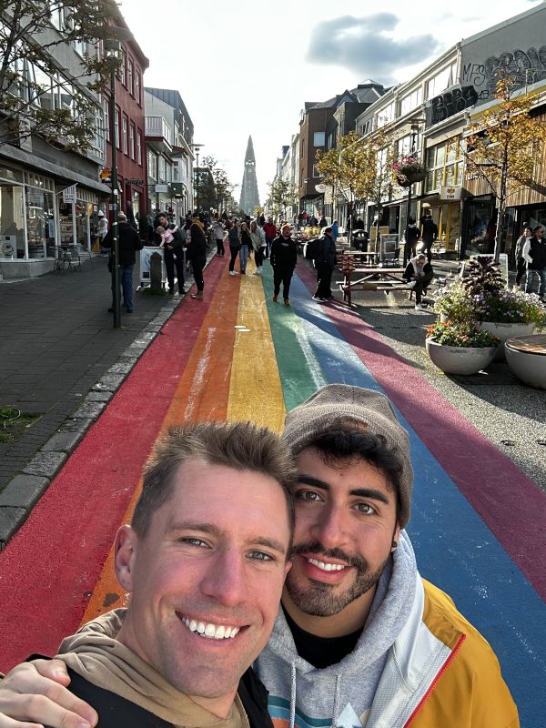On the Rainbow Road in Iceland
