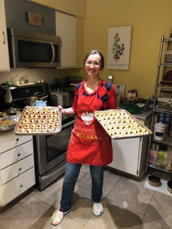 Agata Baking Christmas Cookies