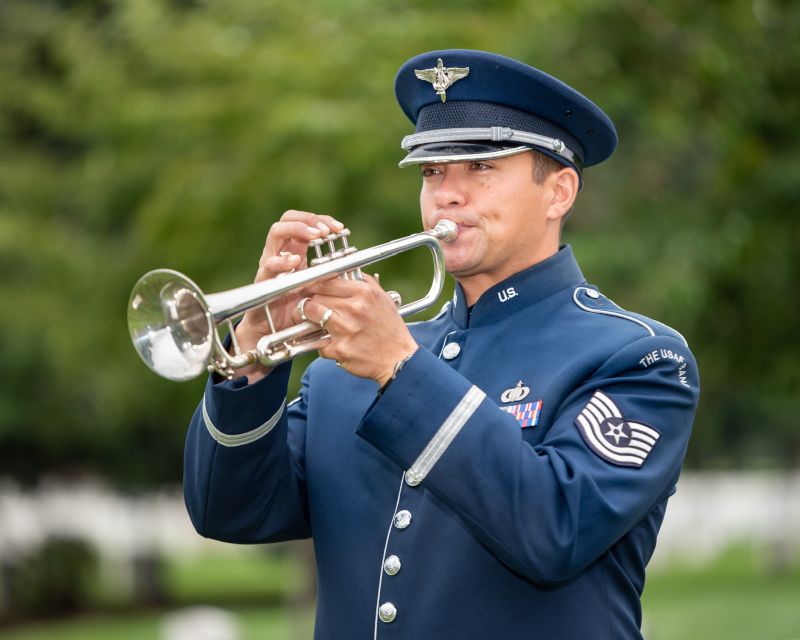 Mike Performing in Arlington National Cemetary