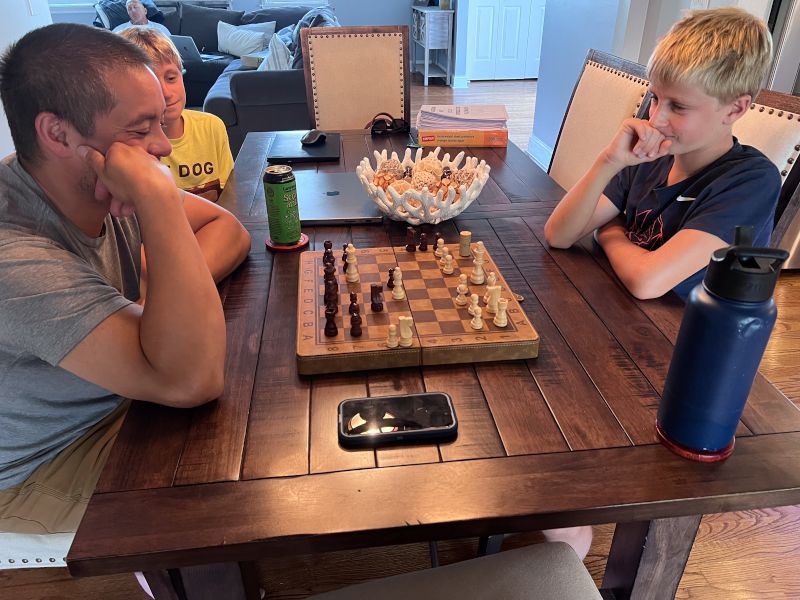 Playing Chess With Our Nephew