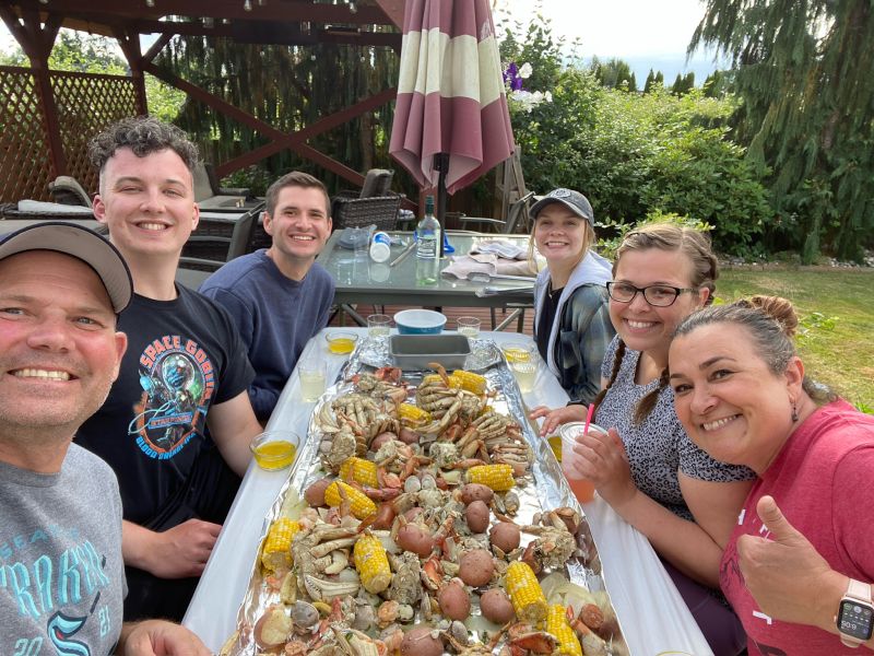 Family Crab Boil