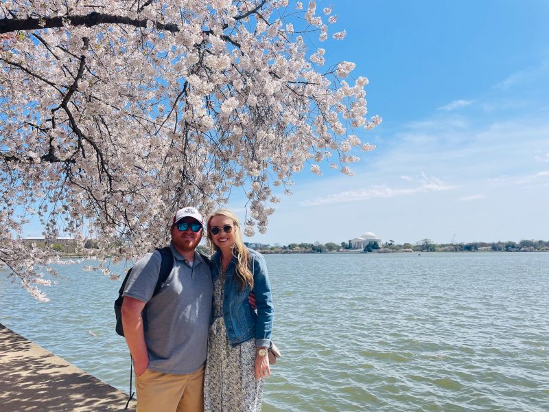 Admiring the Cherry Blossoms in D.C.