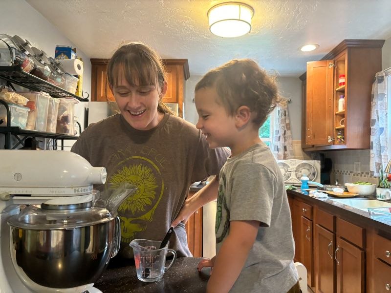 Baking With Our Nephew