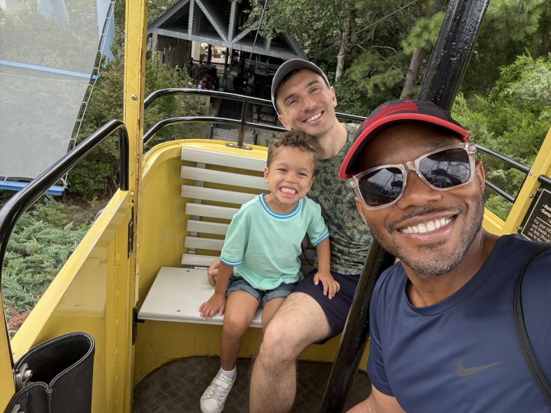 Amusement Park With Our Nephew