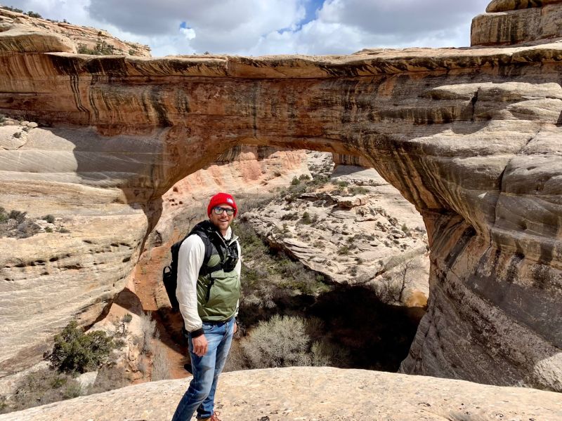 Hiking at Natural Bridges