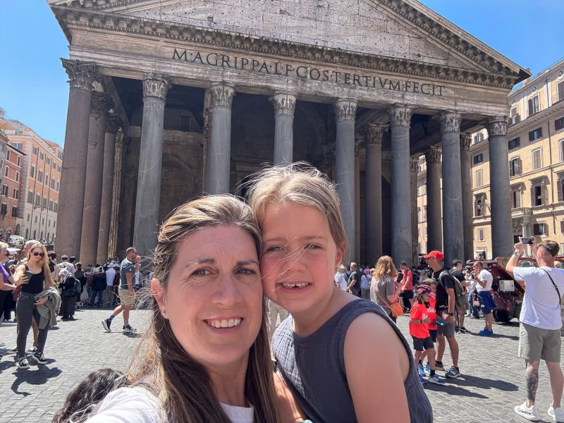 At the Pantheon in Rome