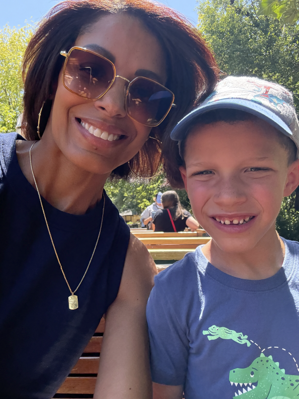 On the Billy Jones Wildcat Railroad at Our Local Park