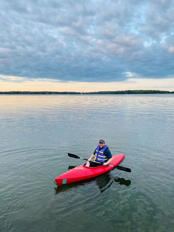 Kayaking at the Lake