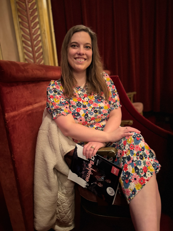 Beth Dressed Up for a Show