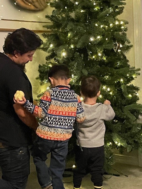 Decorating the Christmas Tree