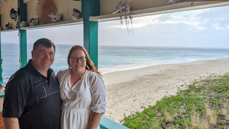 Dinner at a Beach Restaurant in Antigua