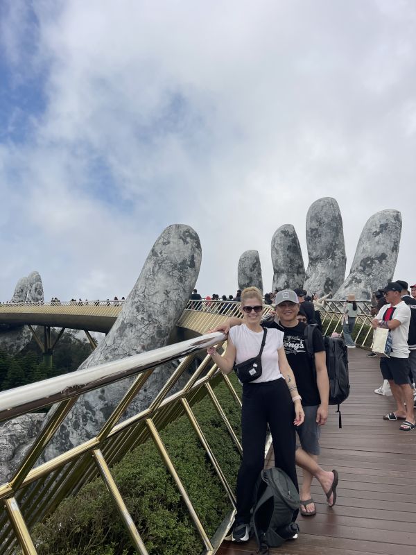 At Golden Bridge, Ba Na Hills, Vietnam