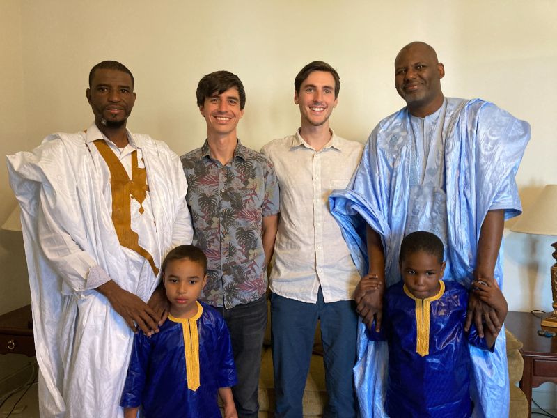 With Friends From Senegal, West Africa