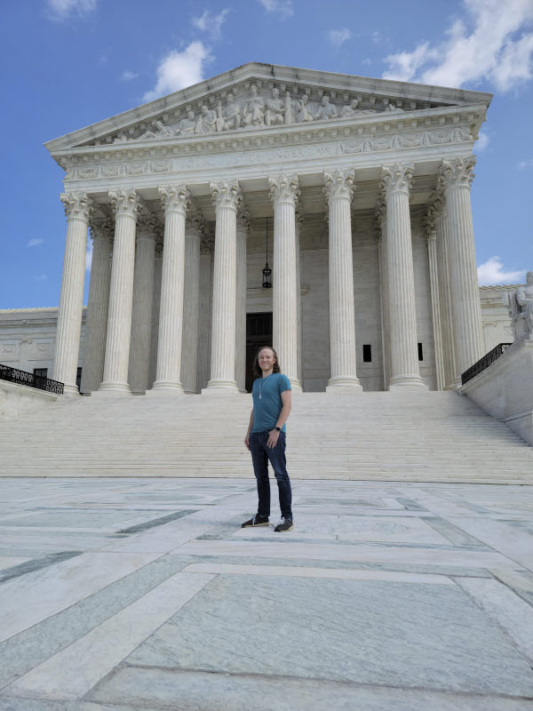 Keith at the Supreme Court, Touring DC. Some Places You Just Have to See in Person