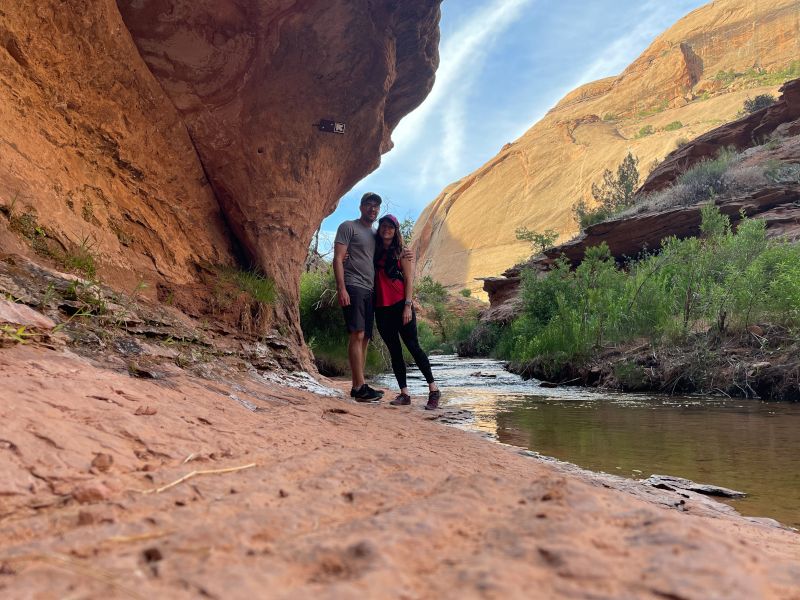 Hiking in Moab
