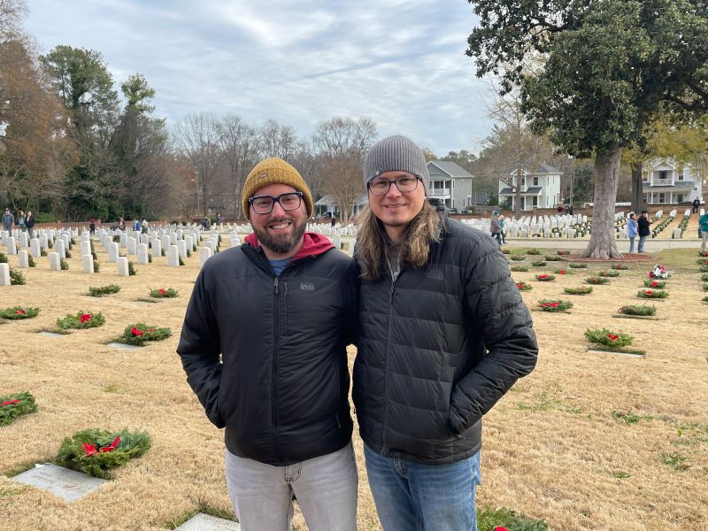 We Volunteer Each Year for Wreaths Across America at the Raleigh National Cemetery
