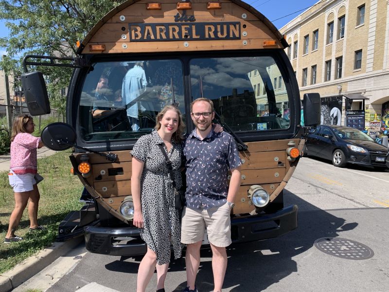 At a Brewery Tour in Chicago 