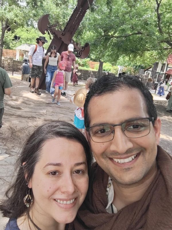 Us at a Renaissance Faire